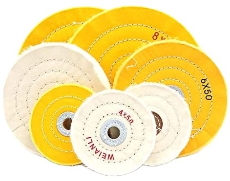 Hot selling pearl cloth polishing wheel for rough polishing/cutting and fine polishing/polishing