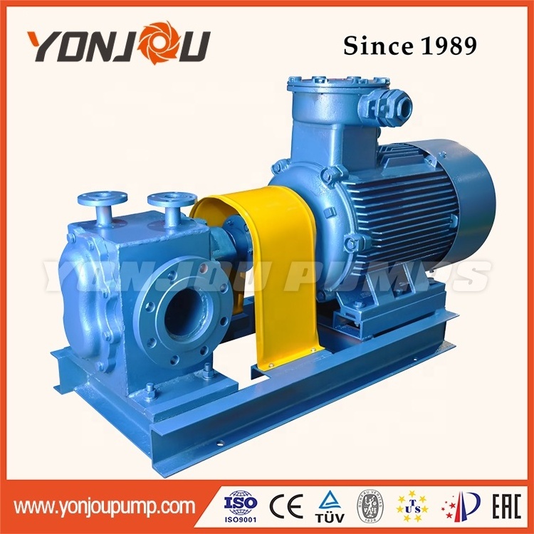 YONJOU KCB Electric High Pressure Food Grade Diesel Fuel Lube Waste Oil Charging Transfer Gear Oil Pump with Motor 40 Hp 100 Mm