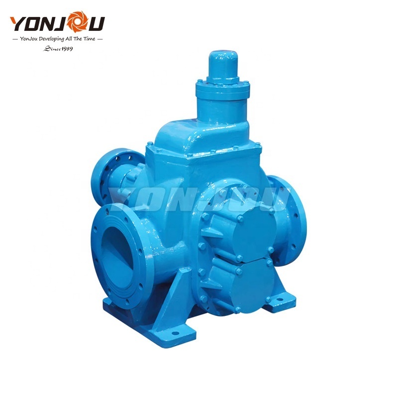 YONJOU Waste Oil Pump High Pressure 15 Hp Electric Cast Iron Positive Displacement Pump Oil Seal Electric or Diesel Engine,11 KW