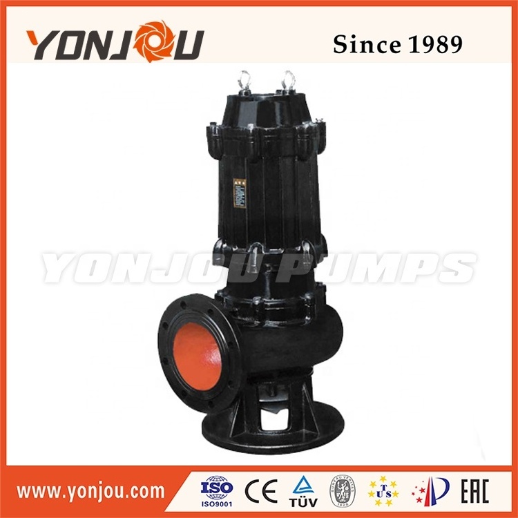 WQ Type Stainless Steel Submersible Sewage Pump, Dirty Water Pump Submersible Pump 1HP, 1.5HP, 2HP, 3HP