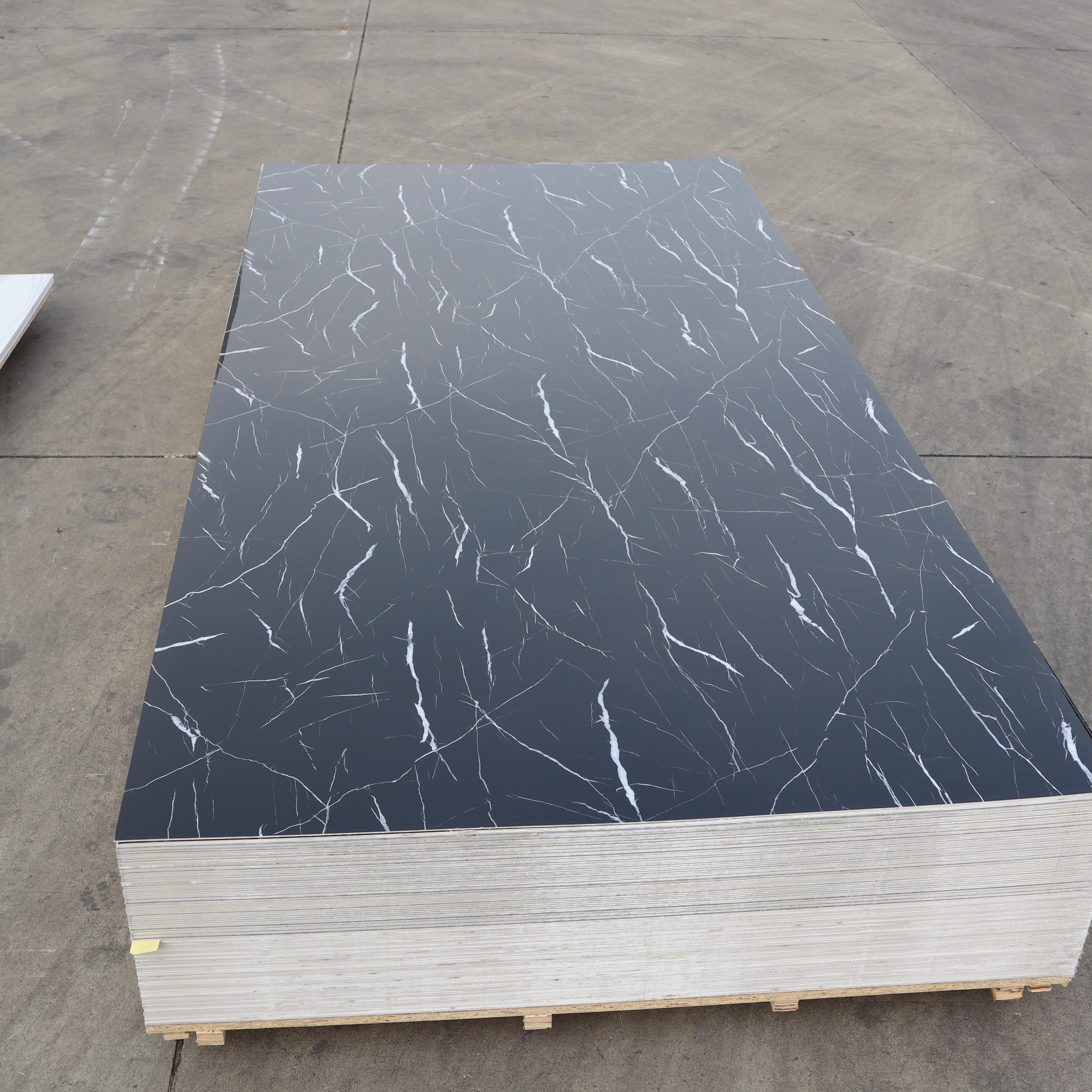 Poly marble sheet marble alternative for kitchen walls decoration