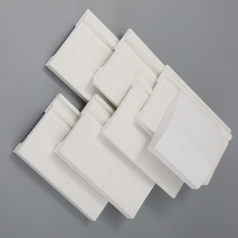 12cm  15cm skirting board polystyrene ps skirting molding for flooring