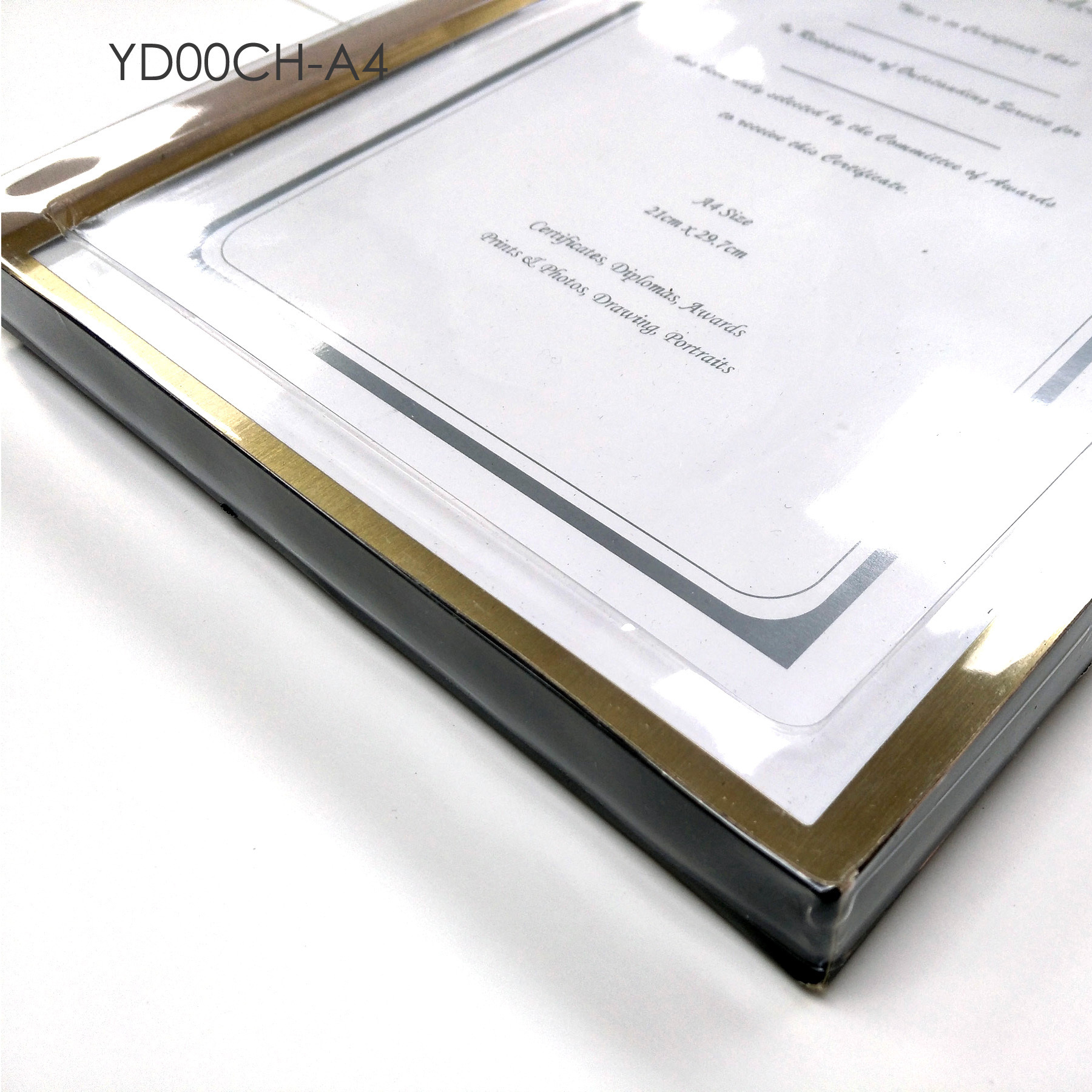 10mm Thickness Material Photo Display No Rust Modern Certificate Home Decor GM Aluminium Gold A4 Aluminum Frame