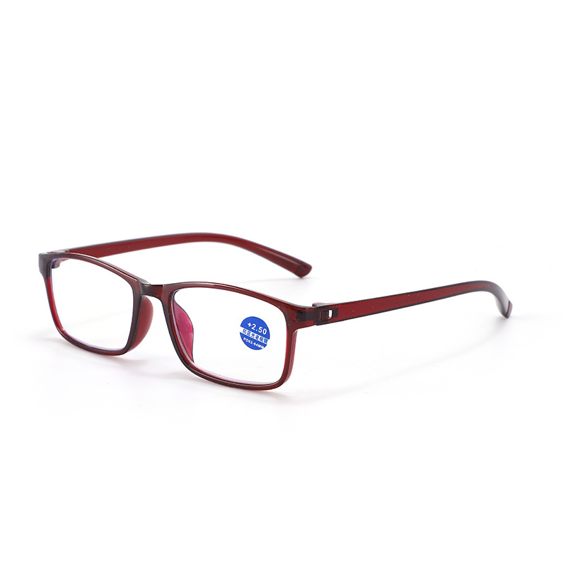 Classic Cheap Small Plastic Square Frame Anti Blue Light Lens Bulk Reading Glasses in stock