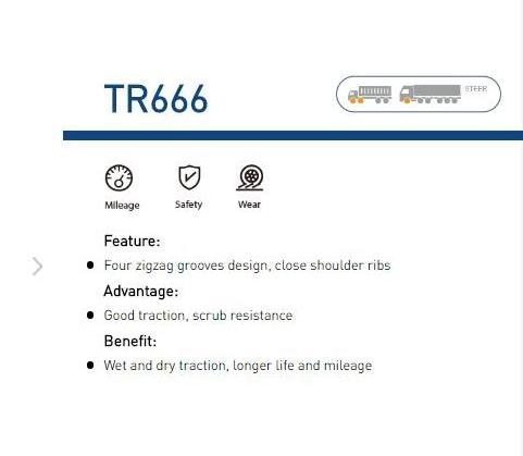 Triangle Radial Truck Tire TR666 12.00R20 18PR TIRE