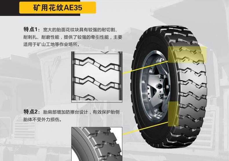 AEOLUS brand 14.00R25 tire for wide body dump truck crane tire