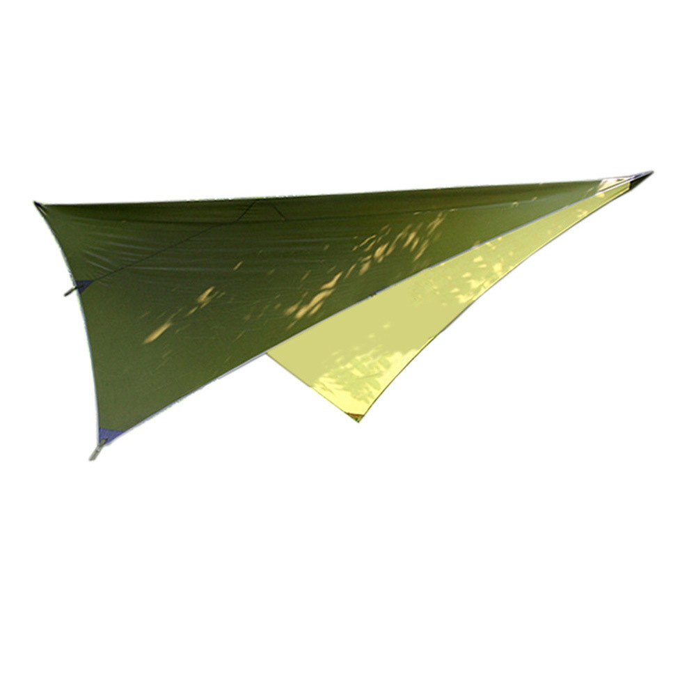 China Wholesale Lightweight Portable Waterproof Ripstop Nylon Rain Tarp Large Hammock Rain Fly Tent Tarp  Canopy