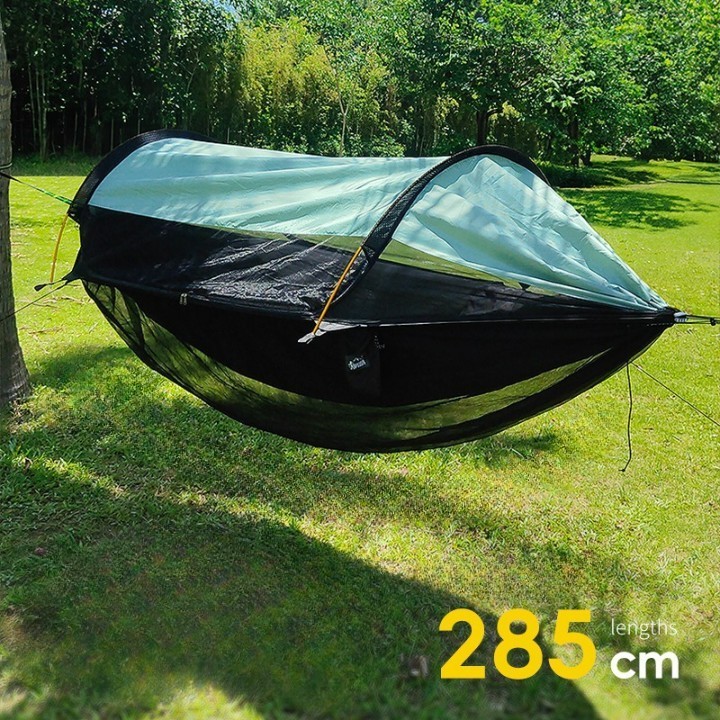 China Wholesale Hammock bottom cover outdoor removable mosquito net camping quick open anti-mosquito net