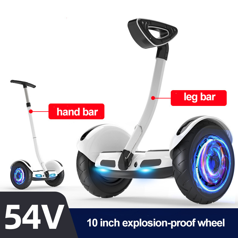 Goodseller 8/10 inch 36/54V Kids Adult Smart Handle Leg Bar Electric Scooter 2 Wheel Stand Up Self Balancing