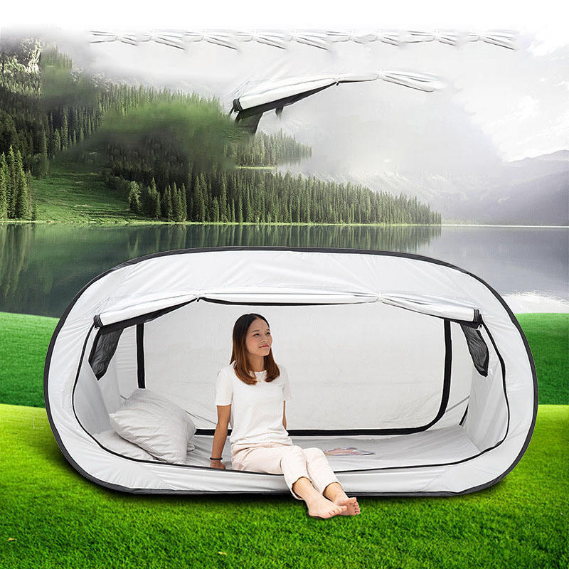 Factory Pop Up Privacy Tent for Indoor Use Bed Canopy for Sleeping Bed Tent Double Door with Mosquito Mesh Window