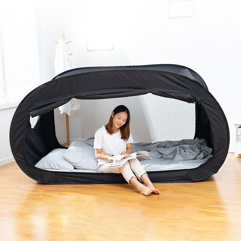 Factory Pop Up Privacy Tent for Indoor Use Bed Canopy for Sleeping Bed Tent Double Door with Mosquito Mesh Window