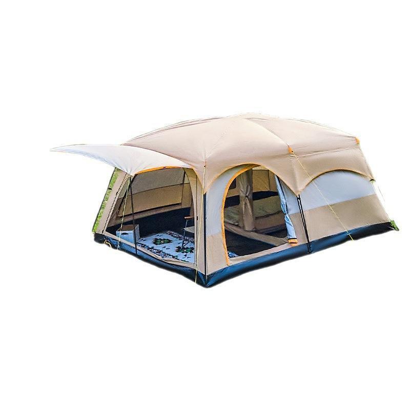 Tent Outdoor Portable Two Rooms One Room Camping Outdoor Supplies Sunscreen Rain Protection Outdoor Camping Tent