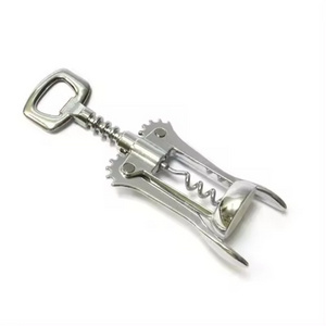 High-quality Promotional Multifunctional Premium Vintage Metal Zinc Alloy Wing Corkscrew Wine Bottles Bottle Opener