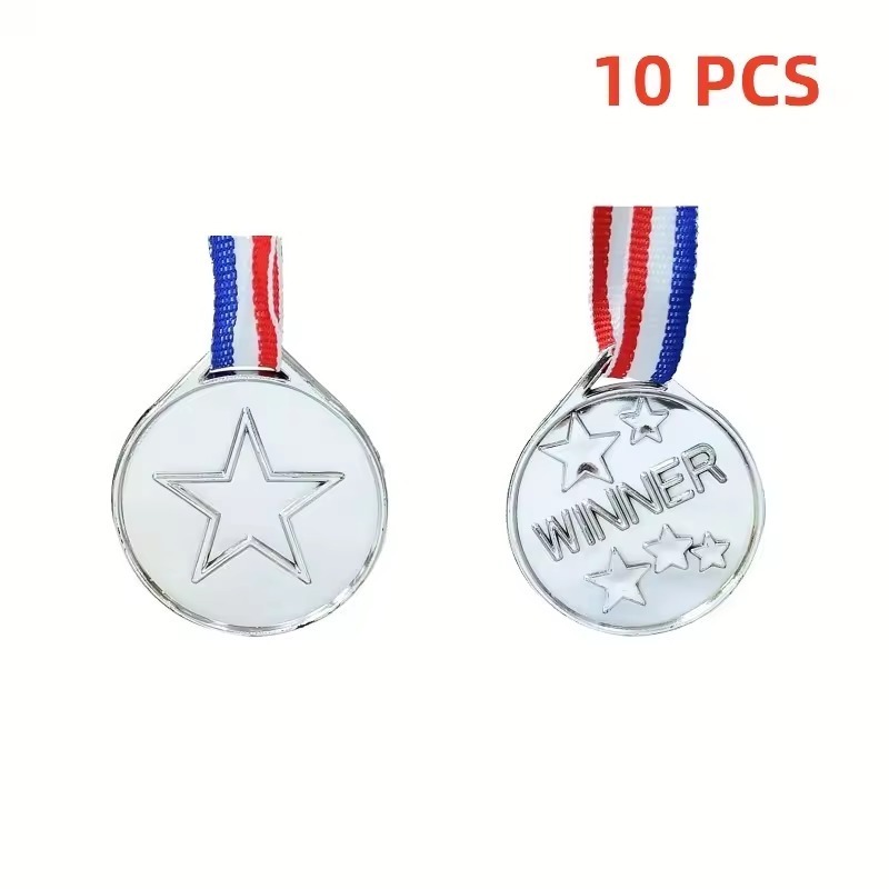 Promotional Winner  Sports, Competition, Talent Show, Spelling Bee Golden Plastic Award Medals