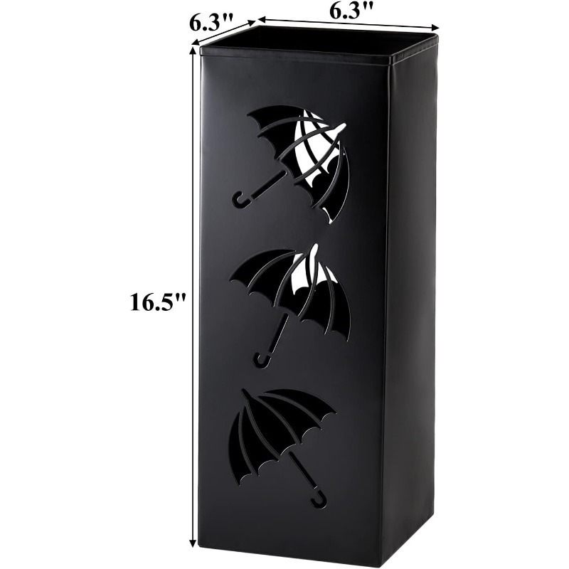 Promotional Hot Sale Modern Durable Decoration Storage Metal Square Umbrella Stands