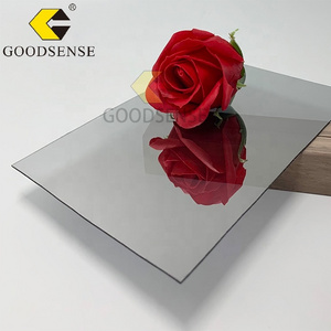 Goodsense Grey Hard Mirrored Acrylic Sheet Wholesale Transparent Lightweight PMMA Plexiglass Half Tunnel Mirror for Laser Cut