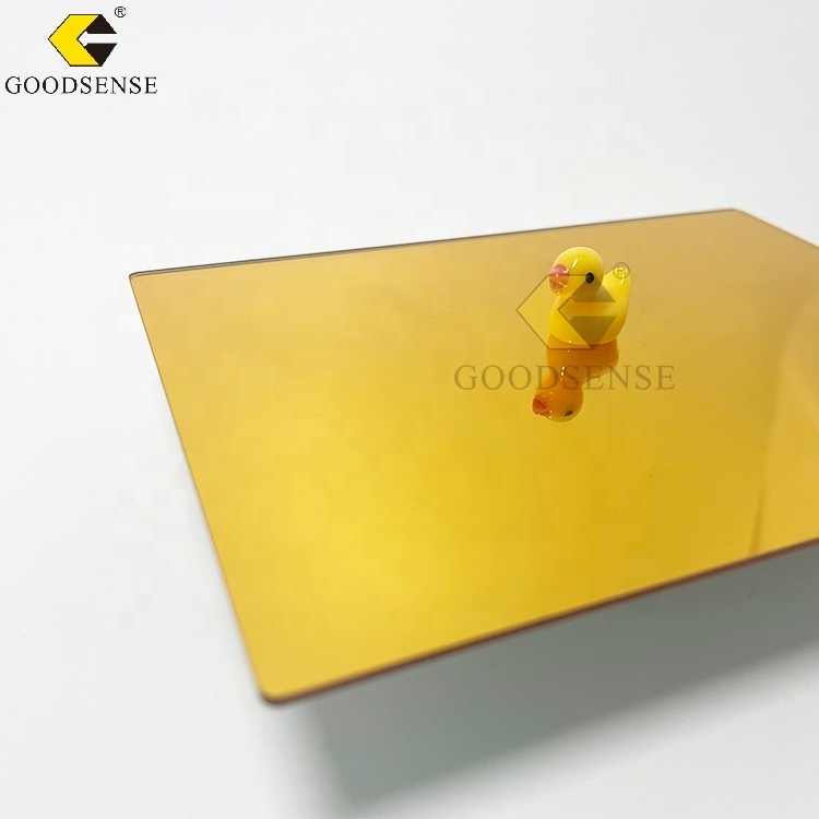 Goodsense Large Gold Plastic Mirror Business Cards 4x8 Acrylic Mirror Sheet