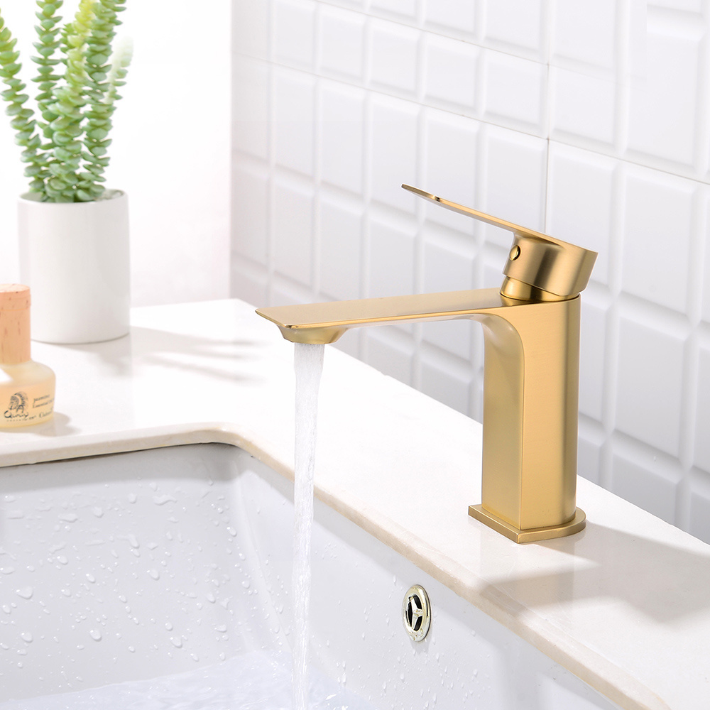 2021 grifo para lavamanos modern bathroom bath upc basin wash hand faucets chrome brass single handle gold faucet