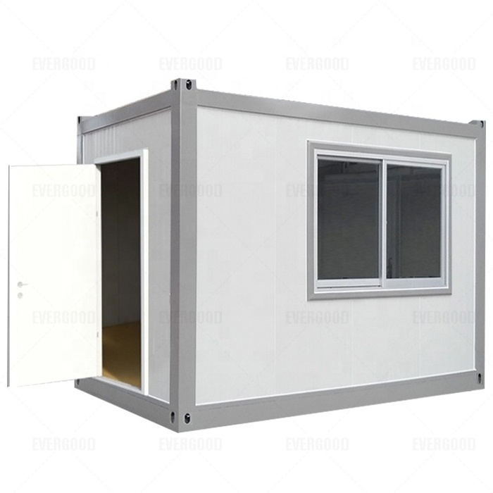 China mini modular homes portable prefab 10FT 15FT flat pack container house