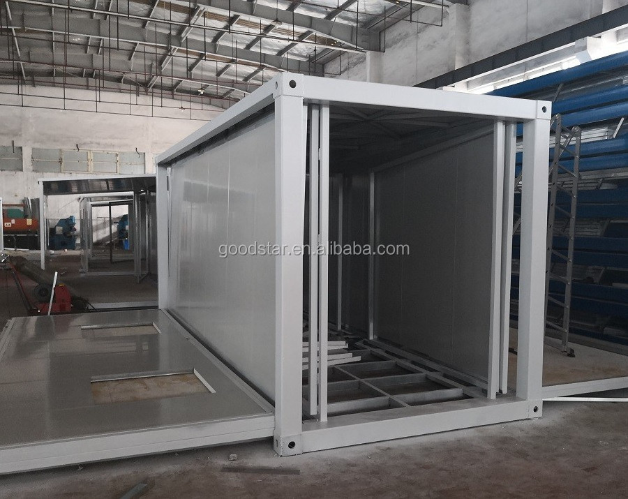 Steel frame building prefab house classic expandable shipping container house