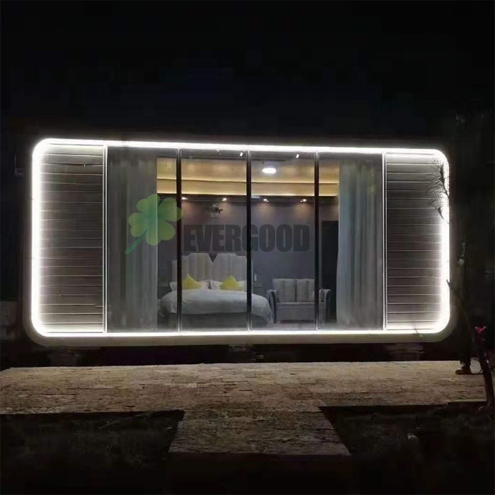 20ft 30ft 40ft modular shipping prefab container office portable apple home pod shaped movable container cabin house