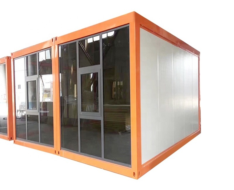 Prefabricated glass house modular prefabricated house container coffee shop