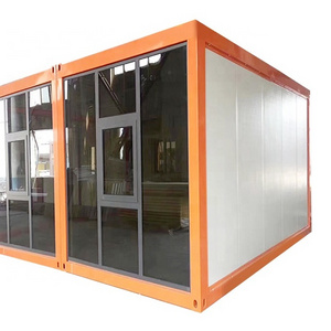 Prefabricated glass house modular prefabricated house container coffee shop