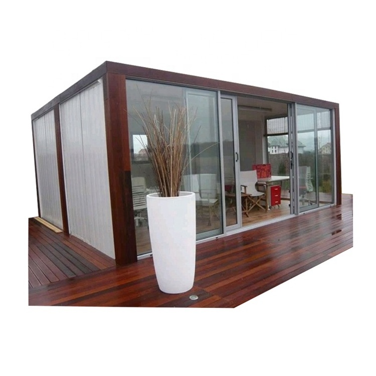 Low cost prefab pop up mobile shop coffee container house