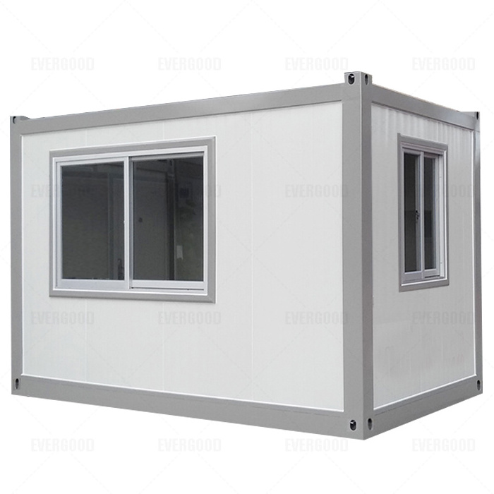 China mini modular homes portable prefab 10FT 15FT flat pack container house