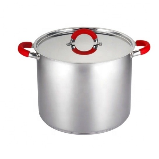 support customization 34cm big Stock Pot  Even Heat Cooking Stock Pot Large Buffet Stainless Soup Pot