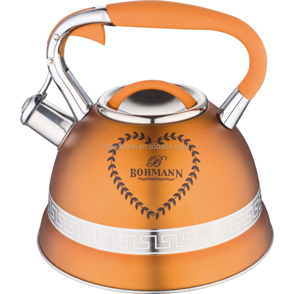 Luxury chaleira chaleira the kettle has a whistle stainless steel stovetop coloured whistling kettle