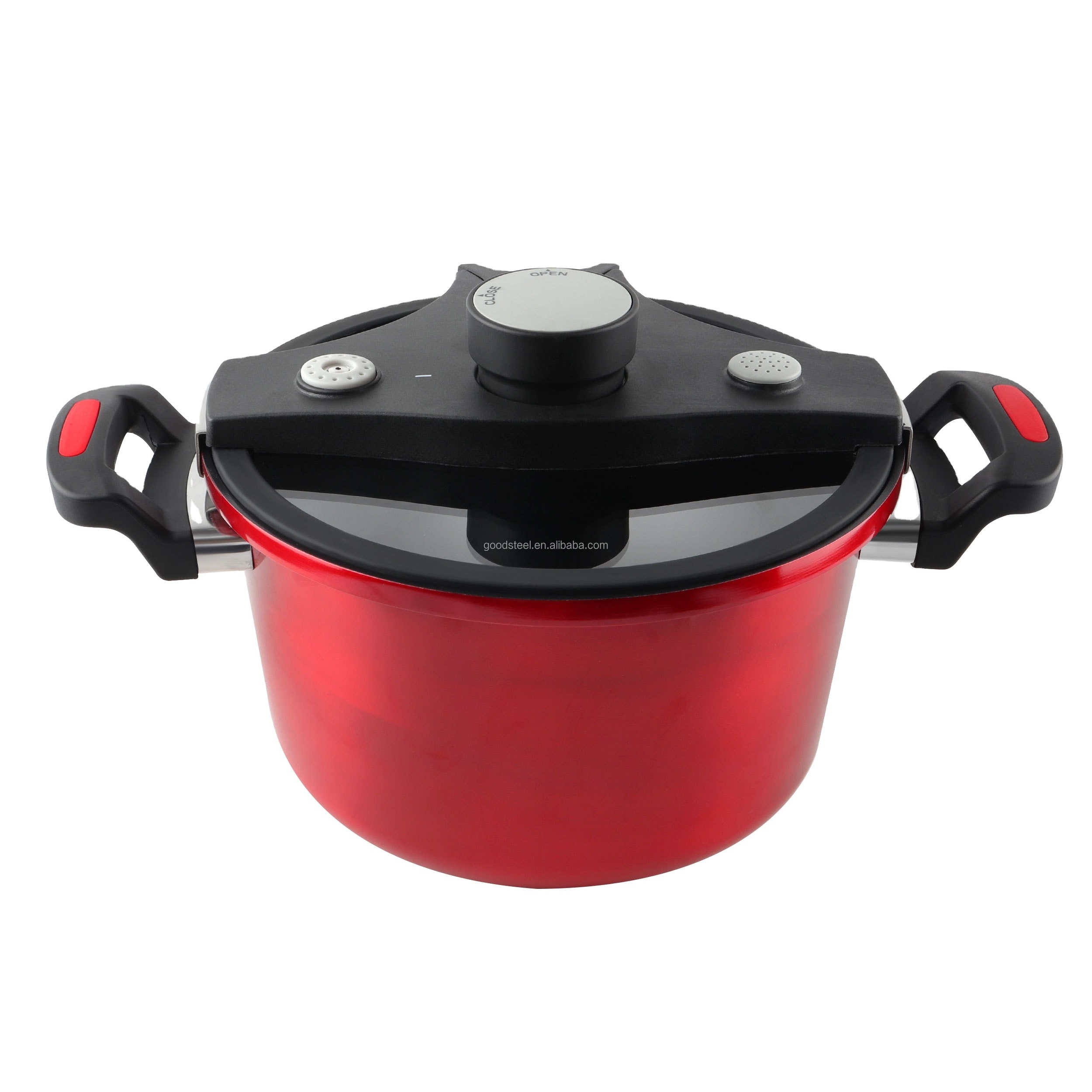 Aluminium Slow bakelite handle cooker Micro Pressure cooker 5 Lliter