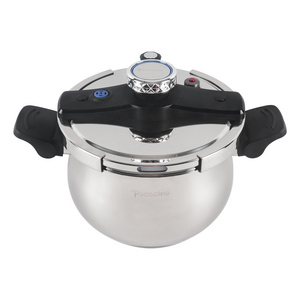 New Arrival Stainless Steel 6L Belly Shape Pressure Cooker Food Grade Aluminum with Bakelite Handle for Gas Induction Stoves