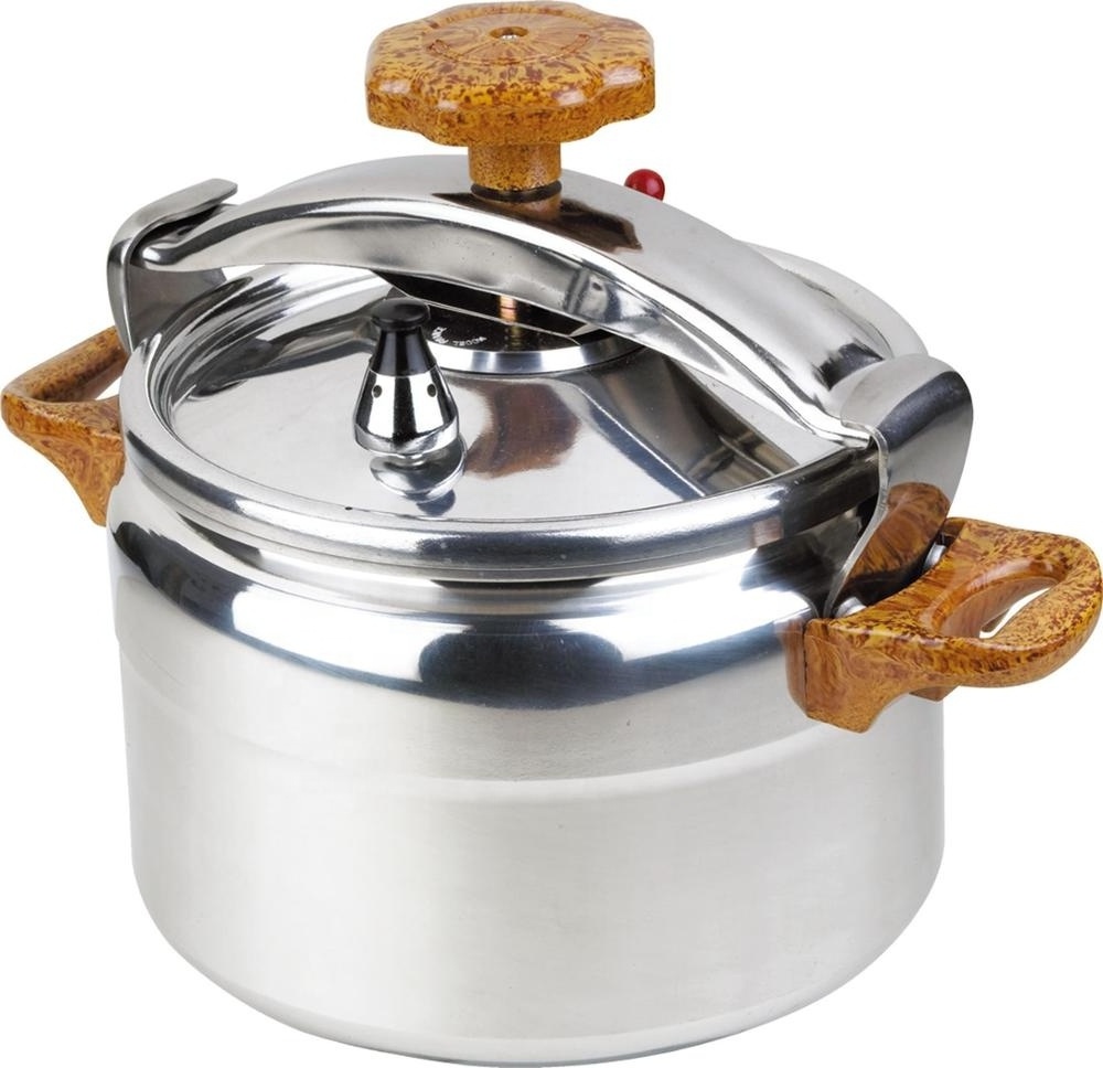 Aluminum pressure cooker 9L non-induction bottom  polished aluminum pressure cooker fast cook olla