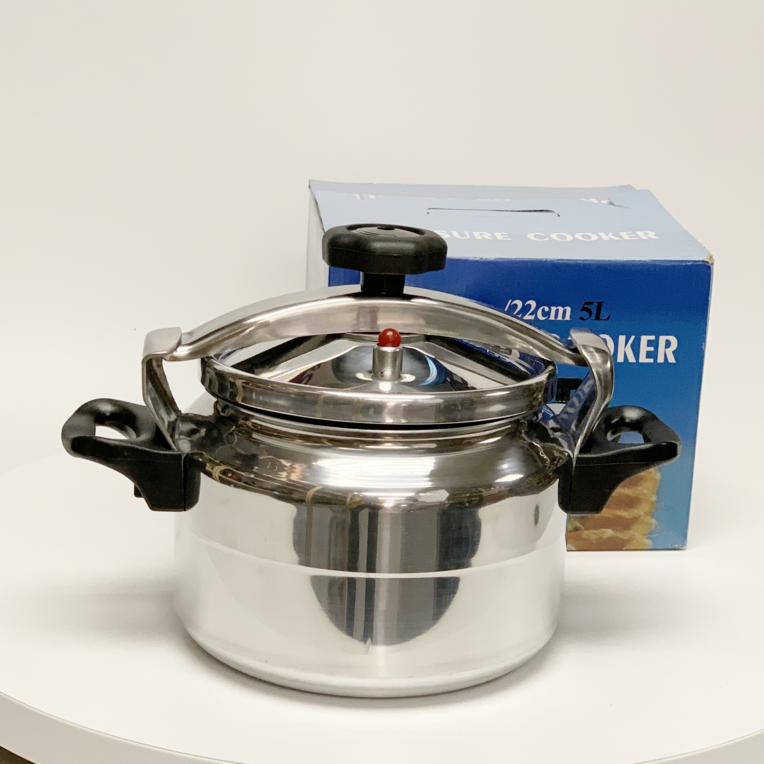 Aluminum pressure cooker 9L non-induction bottom  polished aluminum pressure cooker fast cook olla