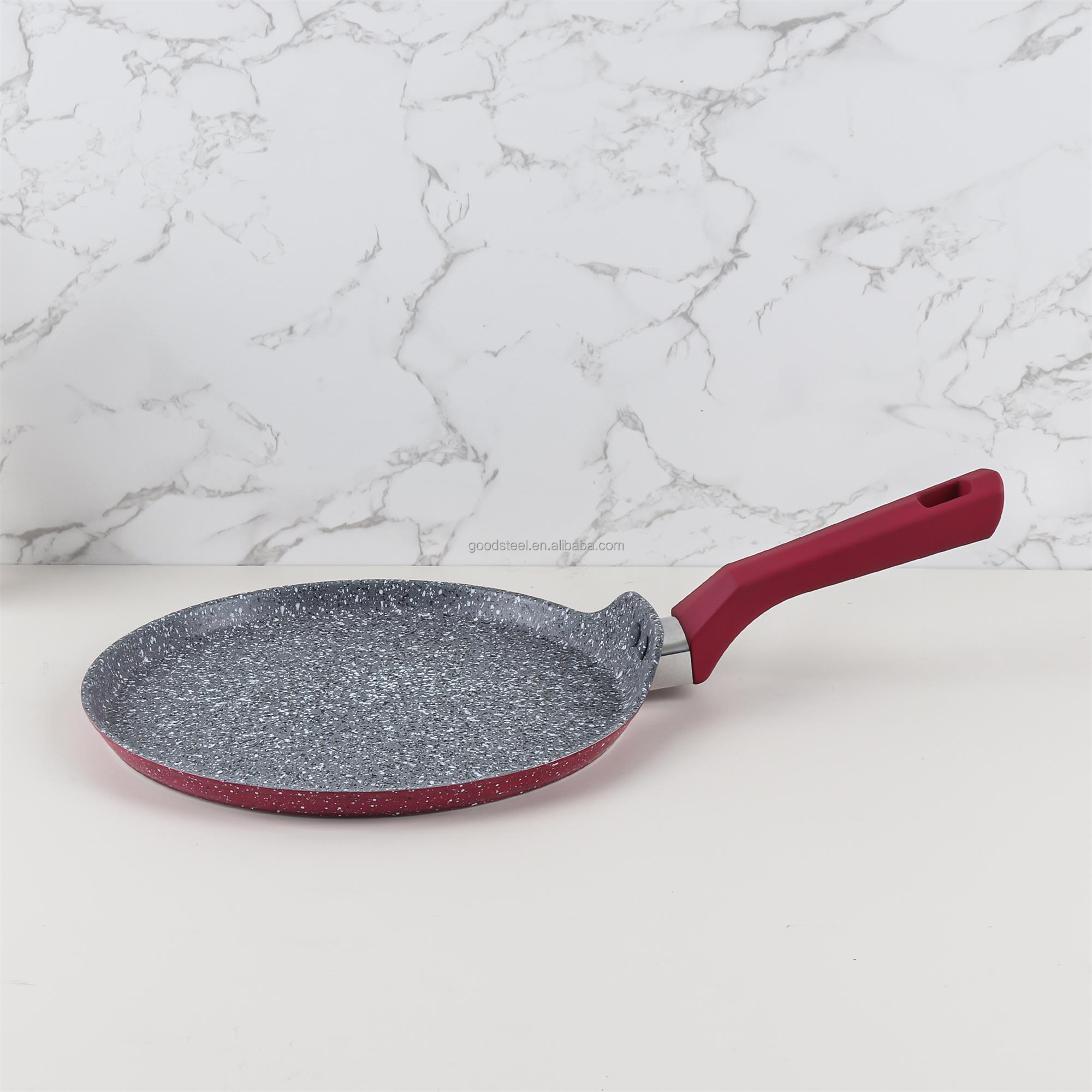 Granite non stick coating pizza pan PFOA PTFE free healthy tawa pan 26cm pizza pan