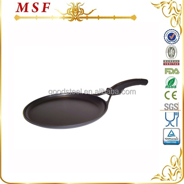 frying pans skillets pressed aluminum non-stick fry pan for pancake with plastic utensil Pococina