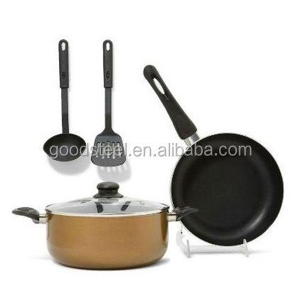 Promotional 20cm 24cm pans set nonstick cookware pans set aluminum frying pans with non-stick coating