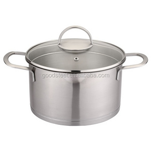 18/10 Stainless Steel Casserole  With Strainer Lid & Stainless Steel Dutch Oven Pot 3.6L