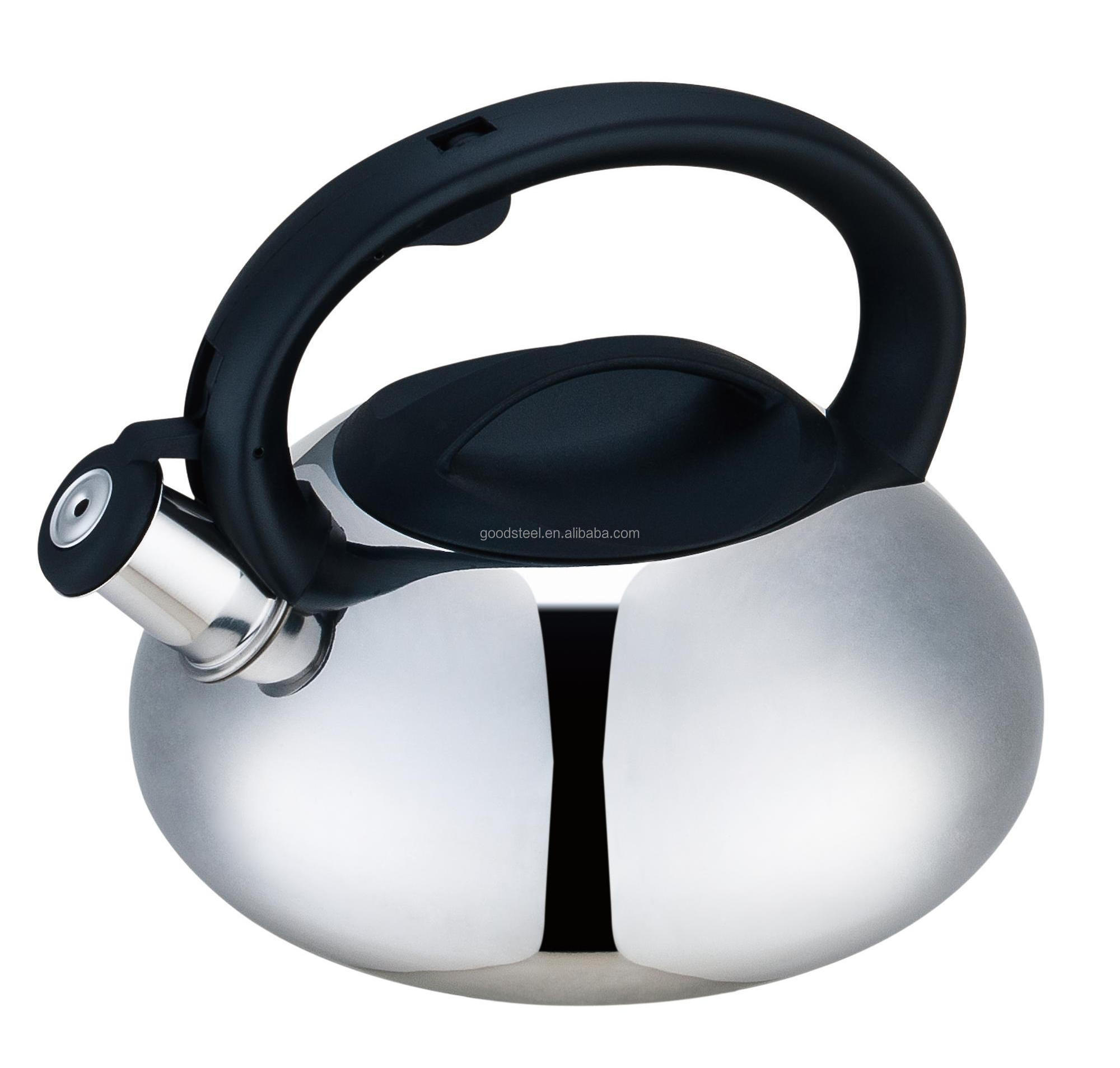 Marble coating Stainless steel whistling kettle 3.0L  sof touch handle