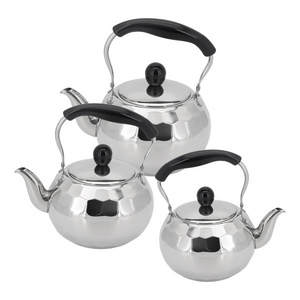 New style stainless steel camping stovetop tea kettle travel kettle whistling