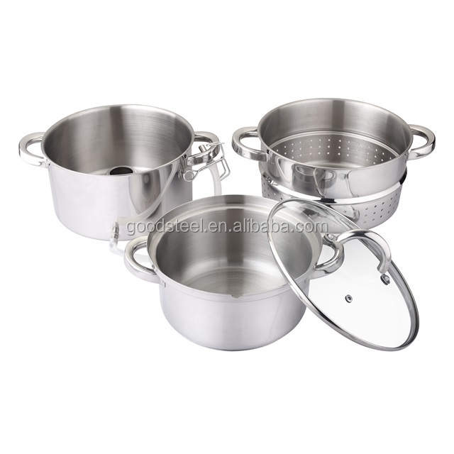 MSF Stainless Steel Fruit Juice Steam pot juicer pot Cooking Pot compatible with all burners including induction