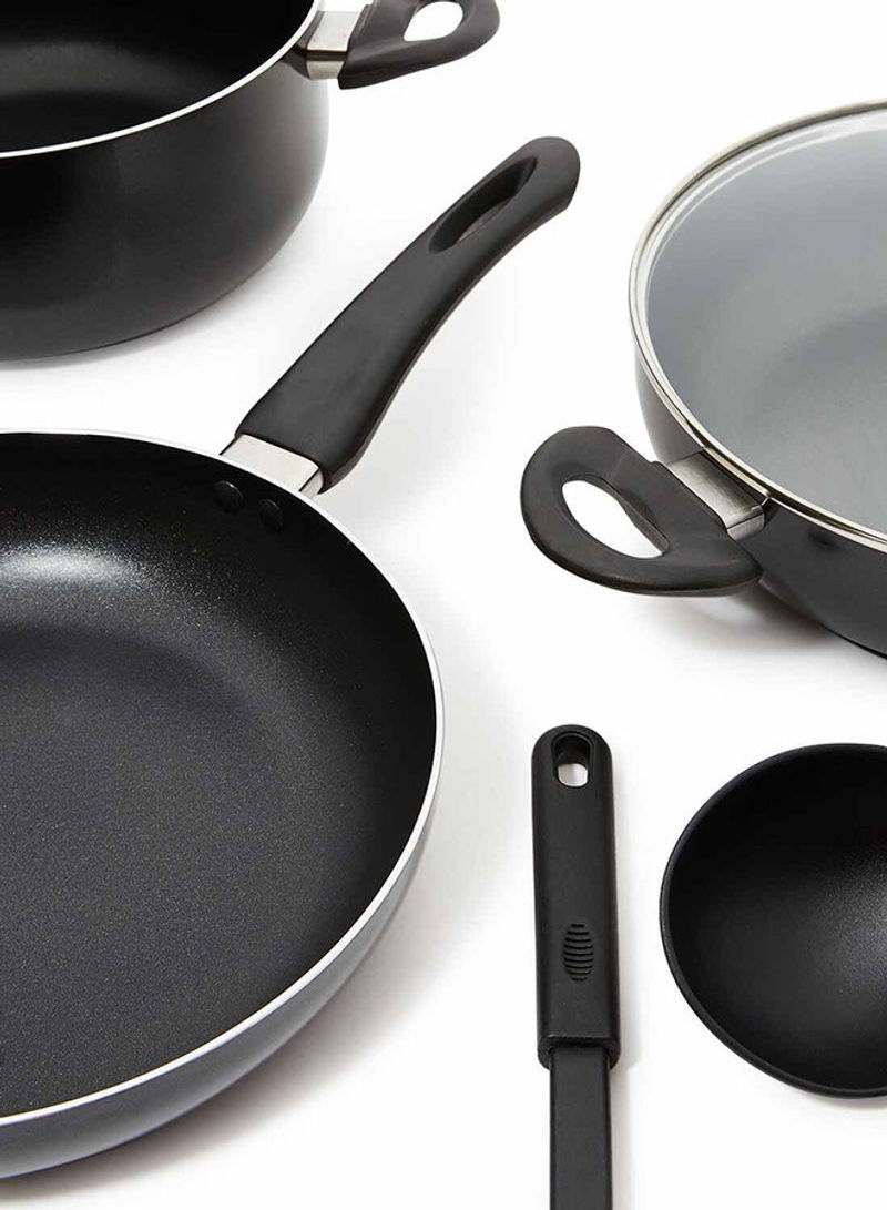 Promotional 20cm 24cm pans set nonstick cookware pans set aluminum frying pans with non-stick coating