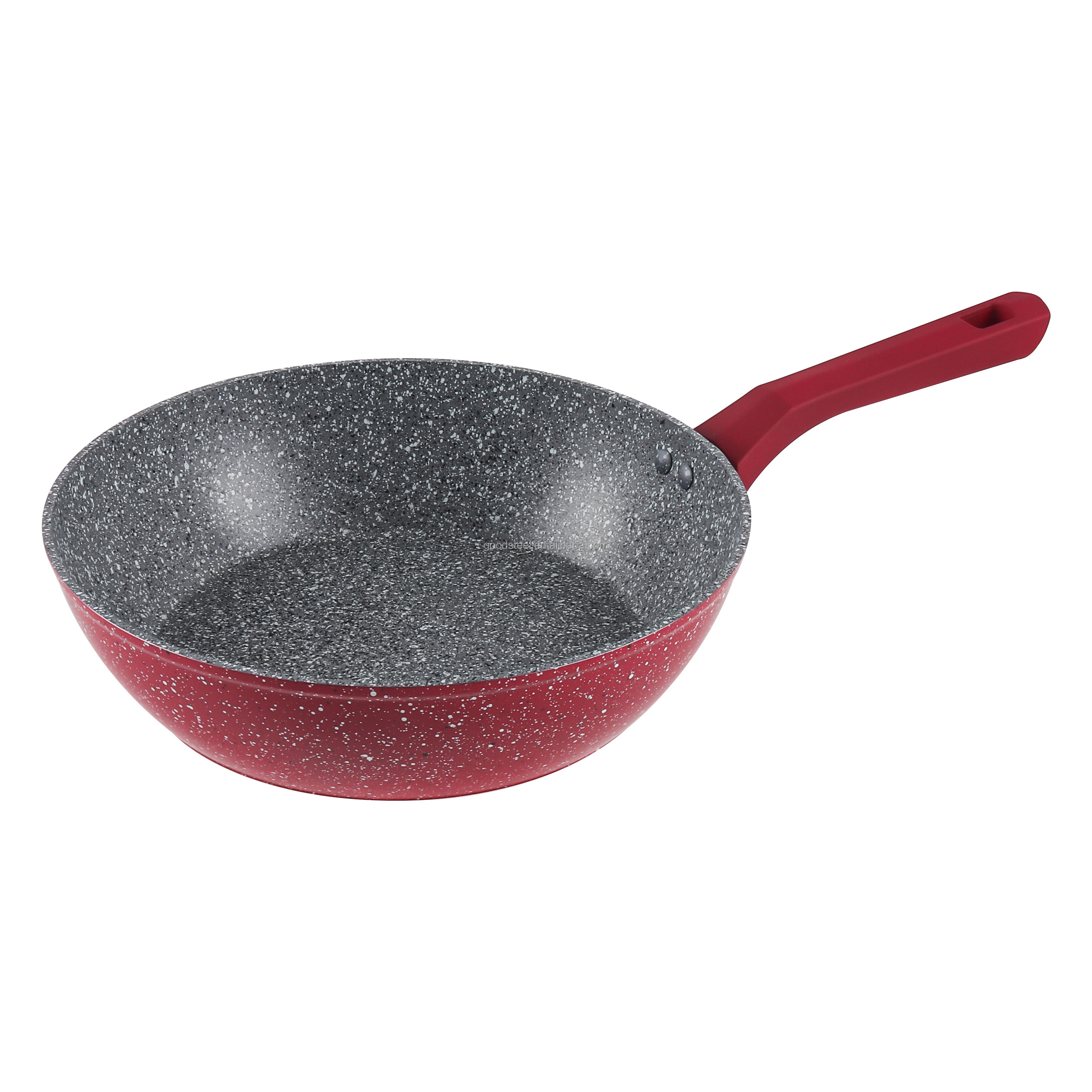 Granite non stick coating pizza pan PFOA PTFE free healthy tawa pan 26cm pizza pan