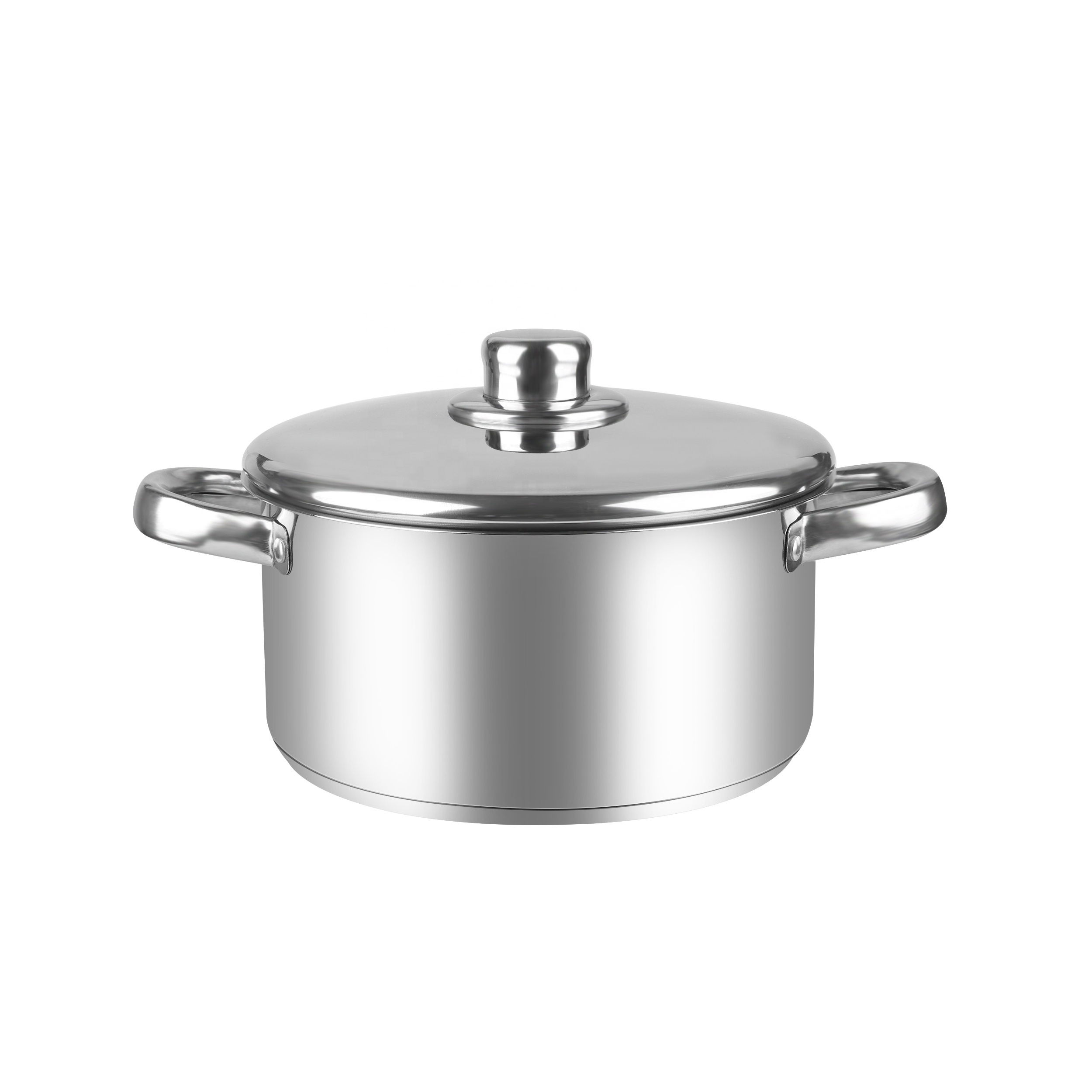 Stainless Steel Pan Set Cookware Set Pot Soup Stock Cooking Utensil Customized 15 Pieces OEM LOGO Pans And Pots Set