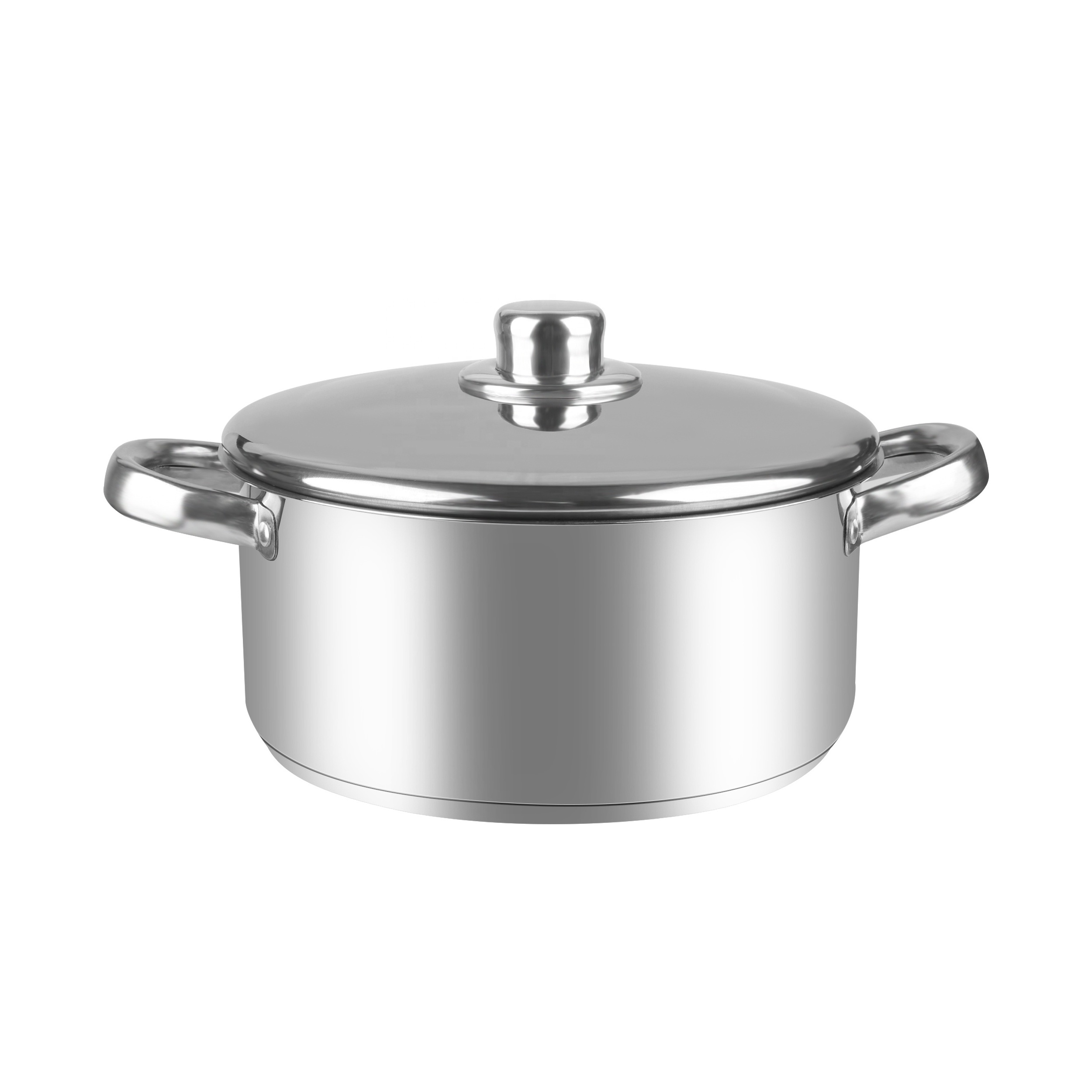 Stainless Steel Pan Set Cookware Set Pot Soup Stock Cooking Utensil Customized 15 Pieces OEM LOGO Pans And Pots Set