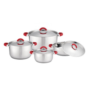 Stainless Steel Pan Set  Soup Stock Cooking Cookware Set Pots