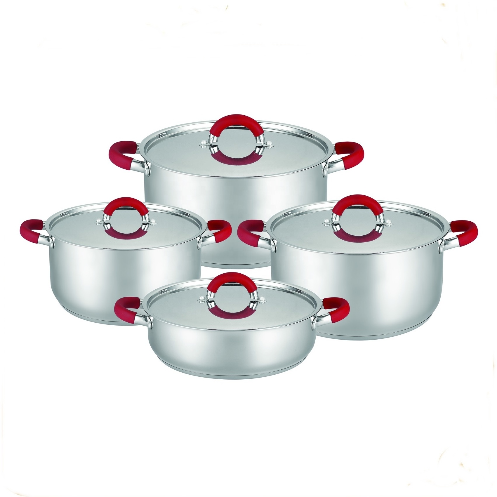 Stainless Steel Pan Set  Soup Stock Cooking Cookware Set Pots