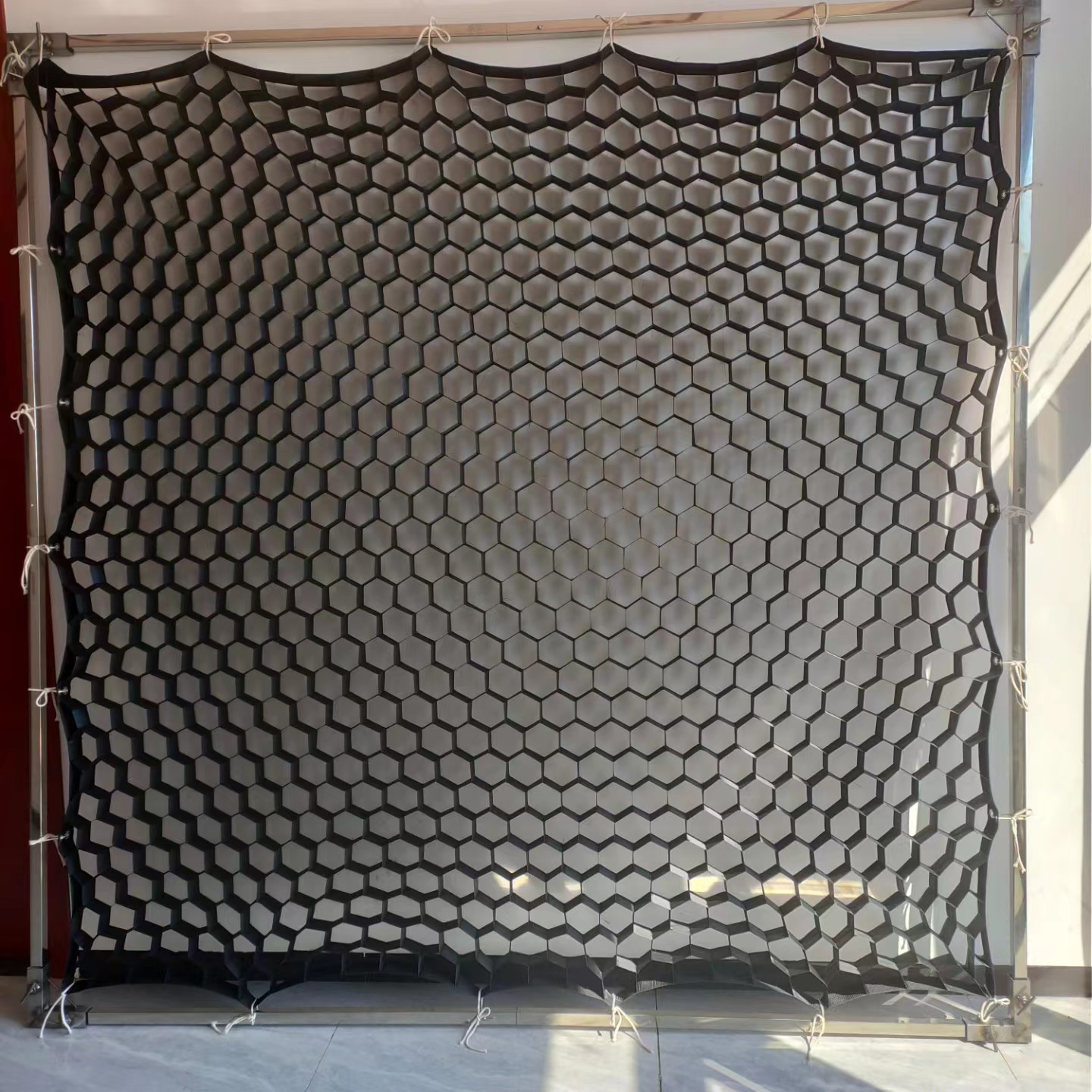 8*8 12*12 2.4M 3.6M egg grille crate, photo studio accessories,photography honeycomb grid