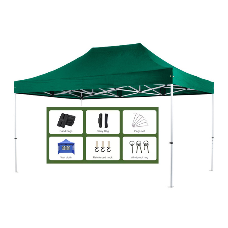 High Quality Outdoor tent for Trade Show Hot Sale 10x15 Pop Up Canopy Tent Market Advertising Outdoor Gazebo